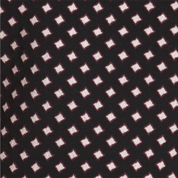 KATE SPADE New York Diamond Jacquard Crew Neck Fitted 3/4 Sleeve Jacket, Size 2 - Picture 2 of 5